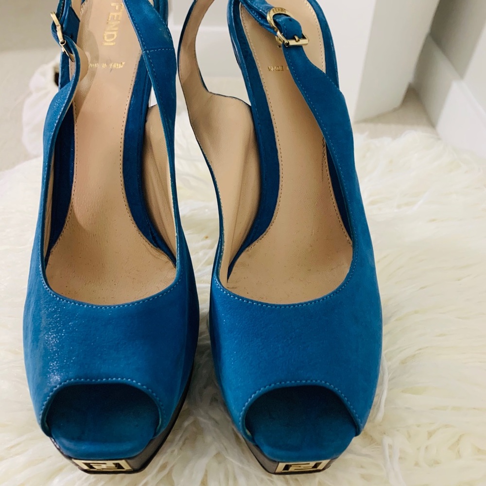 Fendi sling back sandals